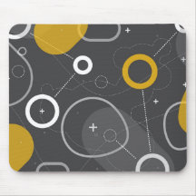 Course spatiale Abstraite Mousepad