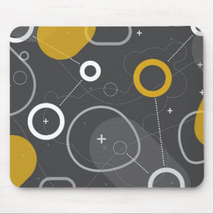 Tapis De Souris Course spatiale Abstraite Mousepad