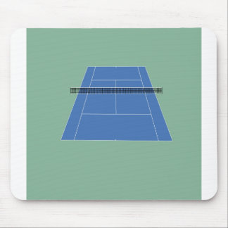 Tapis De Souris Court de tennis - Vert et Bleu