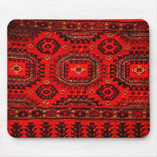 Tapis De Souris coussin de la souris d'aspect du tapis oriental (Devant)