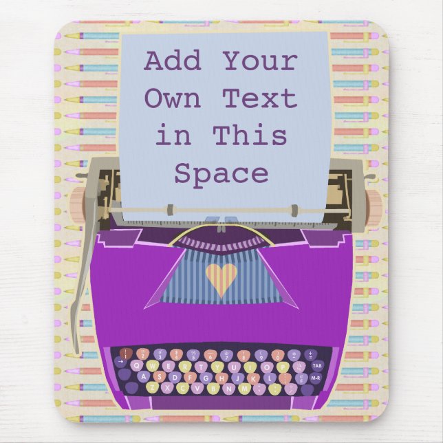 Tapis De Souris Coutume moderne de la rétro moitié du siècle (Devant)