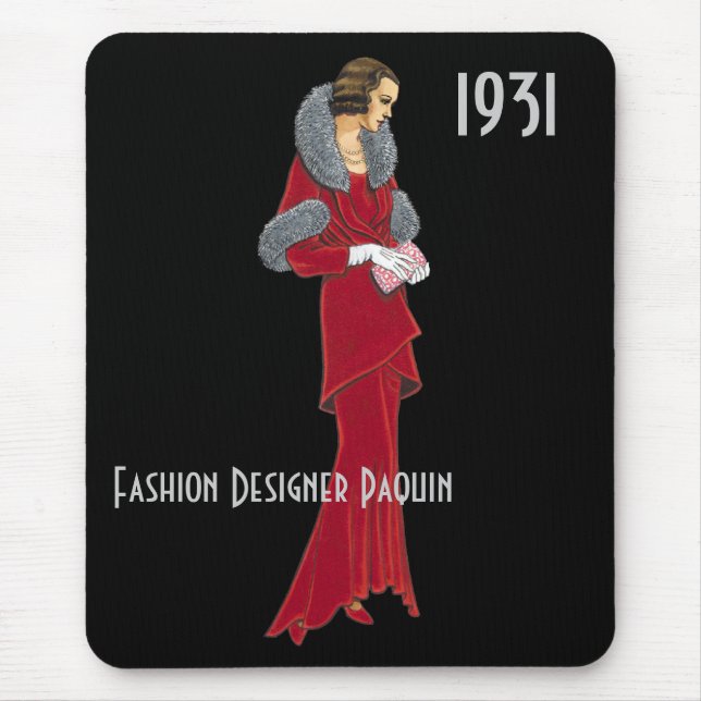 Tapis De Souris Couturier Mousepad (Devant)