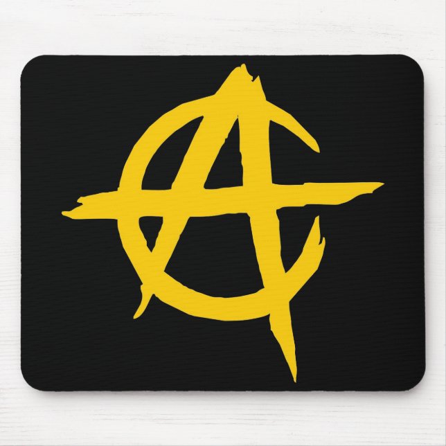 Tapis De Souris Couverture pour Souris Logo Ancap Libertaire - M1 (Devant)