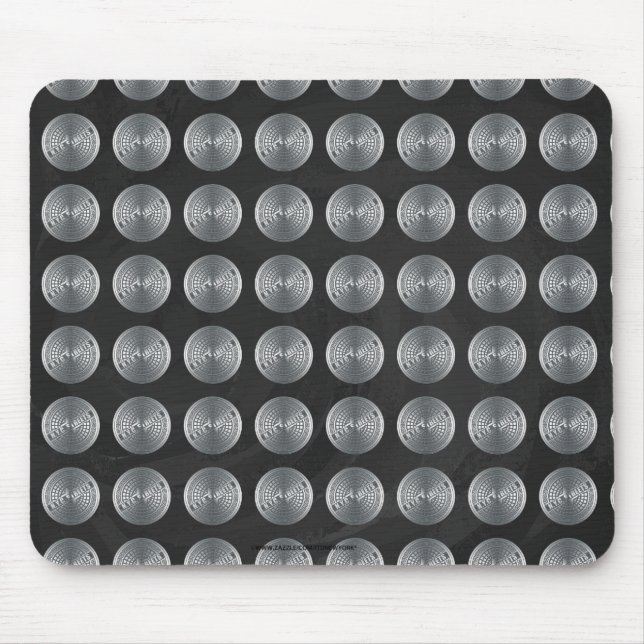 Tapis De Souris Couvertures de trou NYC (Devant)