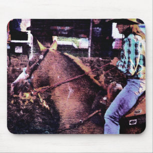 Tapis De Souris Cowgirl et Horse