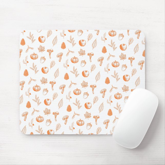Tapis De Souris Cozy Autumn Pattern (Avec souris)