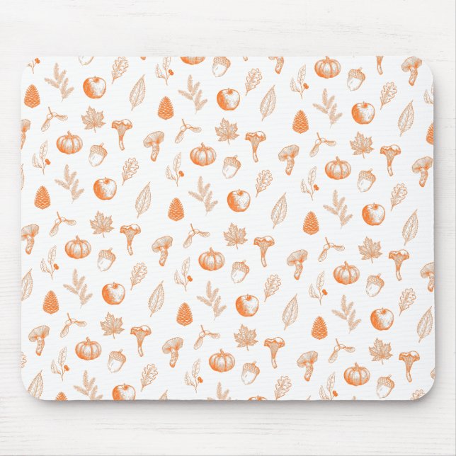 Tapis De Souris Cozy Autumn Pattern (Devant)
