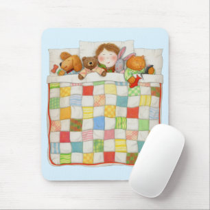 Tapis De Souris COZY QUILT Mousepad - Bleu