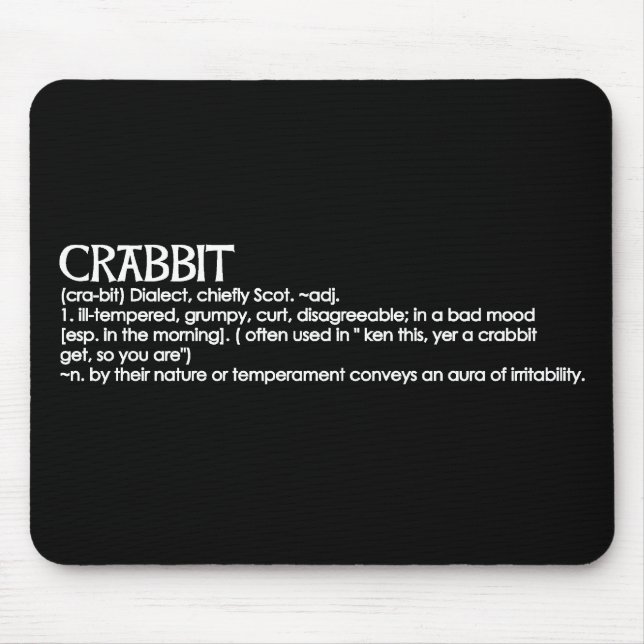 Tapis De Souris Crabbit (Devant)