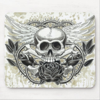 Tapis De Souris Crâne à ailes Mousepad