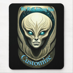 Tapis De Souris Crâne Alien Tête Thunder_Cove