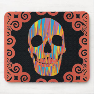 Tapis De Souris Crâne coloré