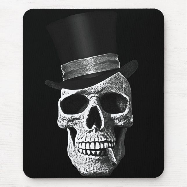 Tapis De Souris Crâne de casquette supérieur (Devant)