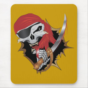 Tapis De Souris Crâne de pirate