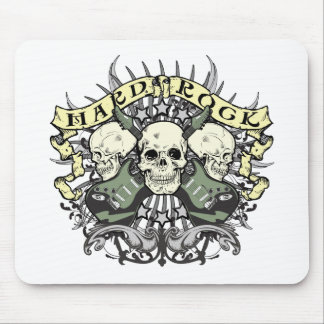 Tapis De Souris Crâne et guitares de hard rock