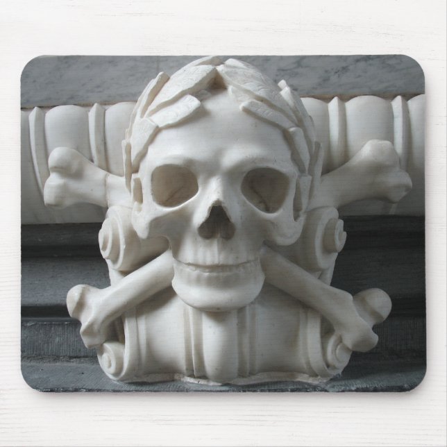 Tapis De Souris Crâne et os Mousepad de pirate (Devant)