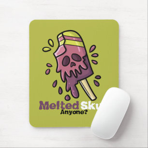 Tapis De Souris Crâne fondu personnalisable