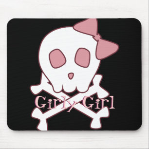 Tapis De Souris Crâne Girly Mousepad