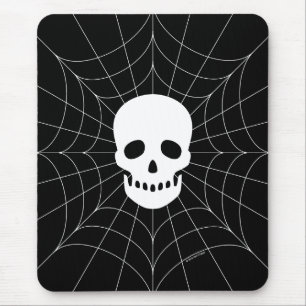 Tapis De Souris Crâne Spiderweb