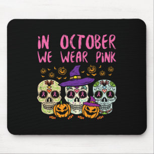 Tapis De Souris Crâne sucre Octobre Pink Breat Cancer Sensibilisat