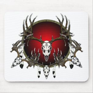 Tapis De Souris Crânes de cerfs communs