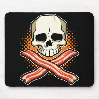 Tapis De Souris Crânes et logo Mousepad de lard