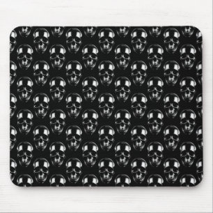 Tapis De Souris Crânes noirs tombés