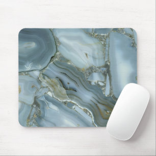 Tapis De Souris Craqué gris gris vert bleu marbre texture
