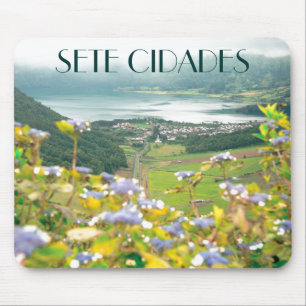Tapis De Souris Cratère de Sete Cidades