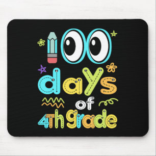 Tapis De Souris Crayon 100 Jours De 4E Année 100E Jour De L'École