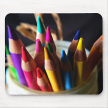Crayon coloré Mousepad par Julie