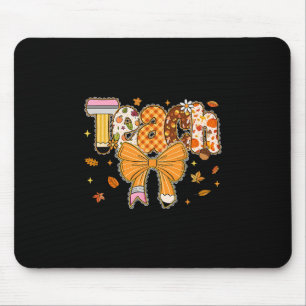 Tapis De Souris Crayon d'enseignant de Thanksgiving Arc Un Enseign