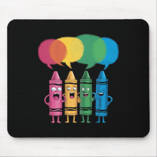 Tapis De Souris Crayons de couleur Humeur de crayon à la mode Vend
