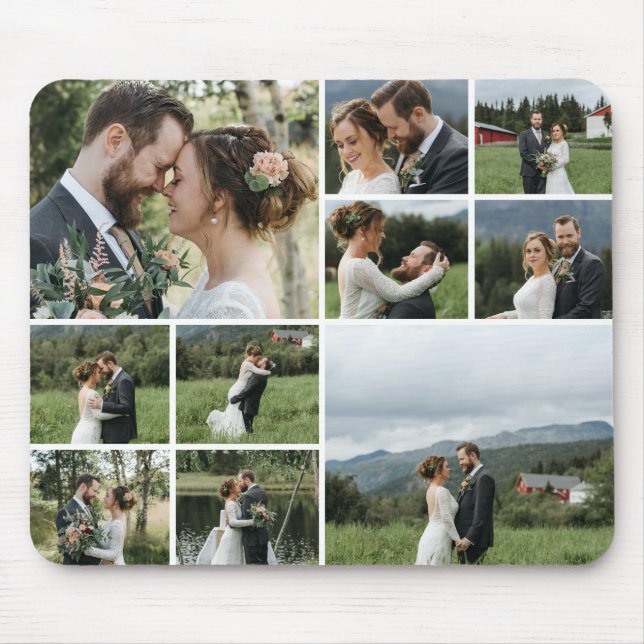 Tapis De Souris Create Your Own 10 Photo Collage Mousepad (Devant)