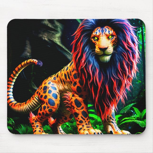 Tapis De Souris Créature du lion (Devant)