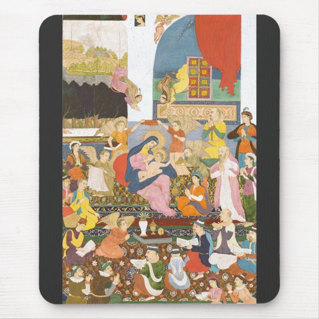 Tapis De Souris Crèche à l'indienne (Devant)