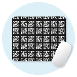 Tapis De Souris Créer un Motif de code QR en mosaïque   Couleur mo