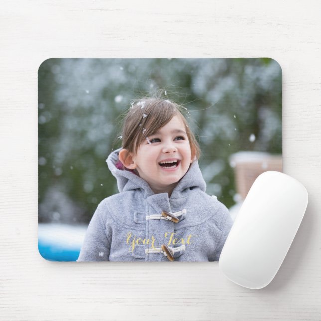 Tapis De Souris Créer une photo de bureau à domicile personnalisée (Avec souris)