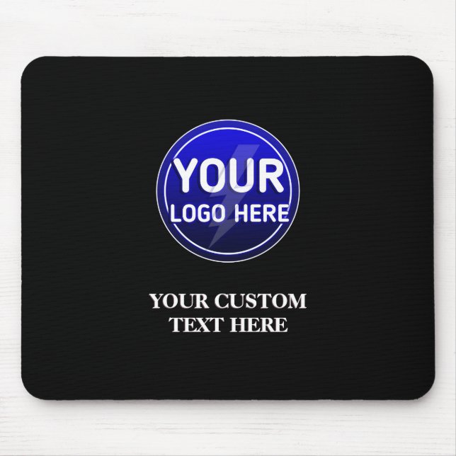 Tapis De Souris Créez le logo personnalisé de votre propriétaire/m (Devant)
