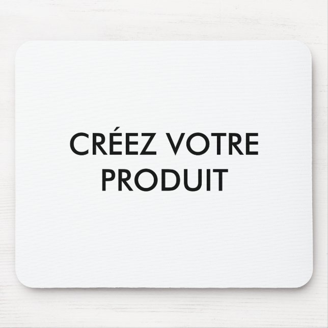 Tapis de souris - Créez un tapis de souris Mouse Pad (Front)
