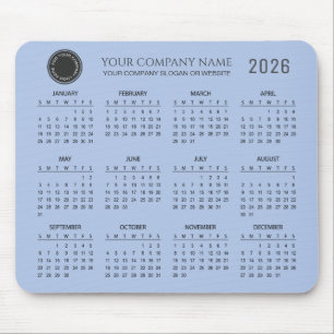 Tapis De Souris Créez votre propre calendrier d'entreprise 2026