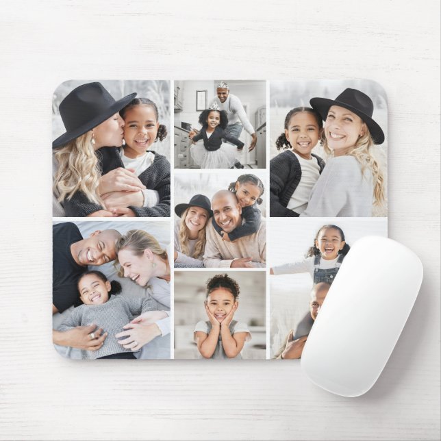 Tapis De Souris Créez votre propre collage de photos (Avec souris)