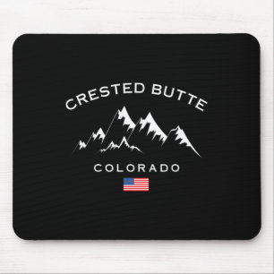 Tapis De Souris Crested Butte Colorado Station de ski Rocky Mounta