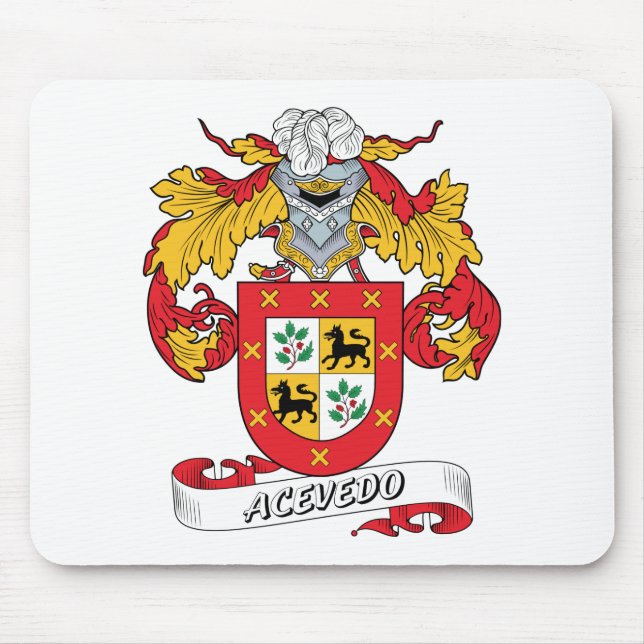 Tapis De Souris Crête de famille d'Acevedo (Devant)