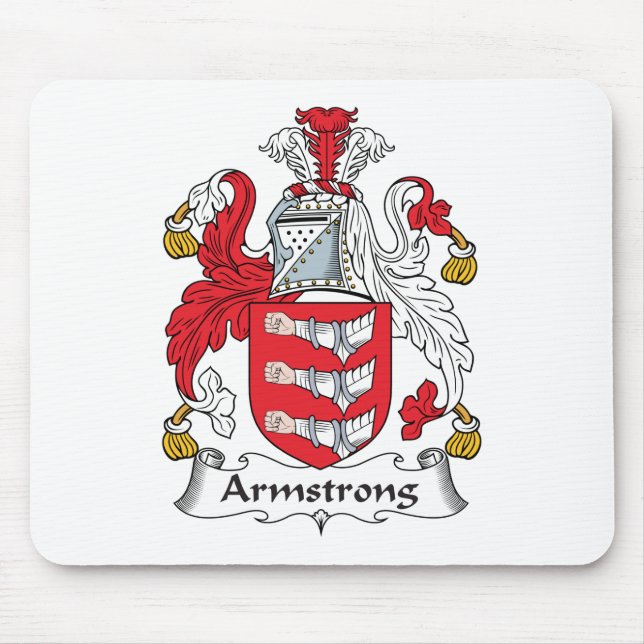 Tapis De Souris Crête de famille d'Armstrong (Devant)