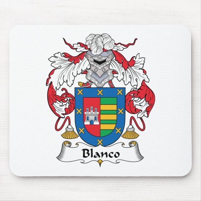 Tapis De Souris Crête de famille de Blanco (Devant)