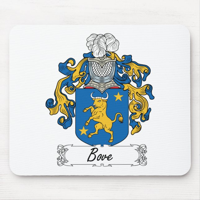 Tapis De Souris Crête de famille de Bové (Devant)