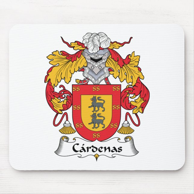 Tapis De Souris Crête de famille de Cardenas (Devant)