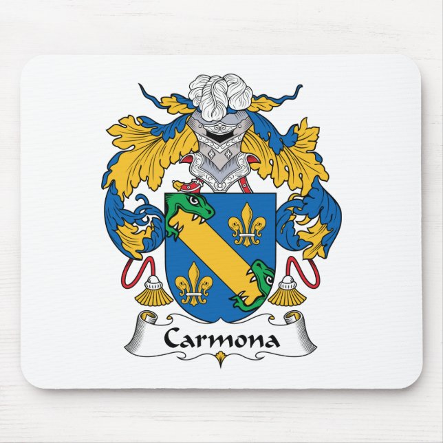 Tapis De Souris Crête de famille de Carmona (Devant)