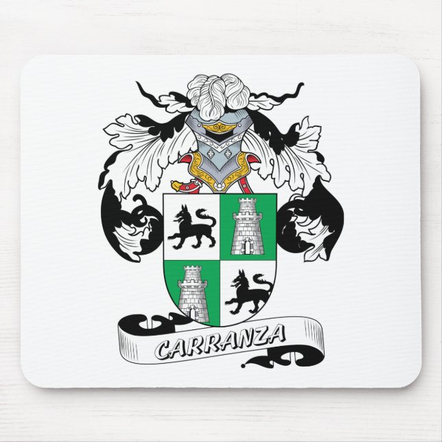 Tapis De Souris Crête de famille de Carranza (Devant)